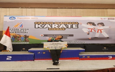 JUARA I OLIMPIADE OLAHRAGA SISWA NASIONAL (O2SN) 2024